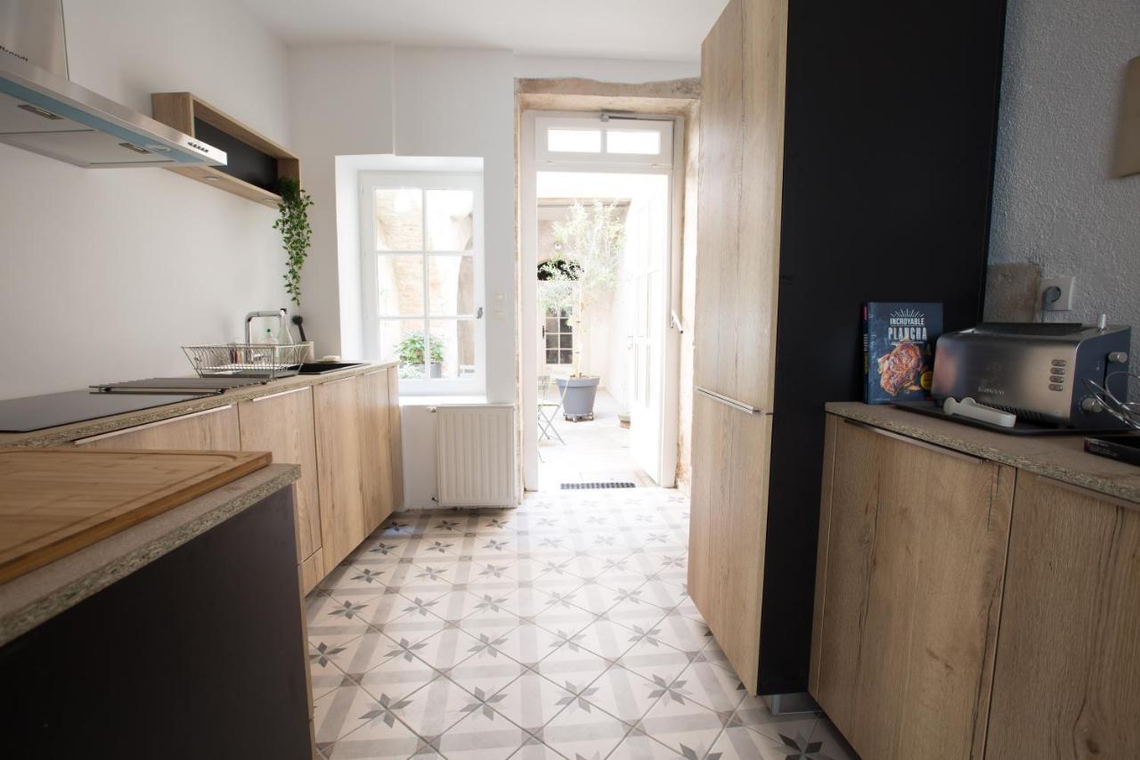 L'Aubertine - Appartement Hypercentre Avec Terrasse 본느 외부 사진